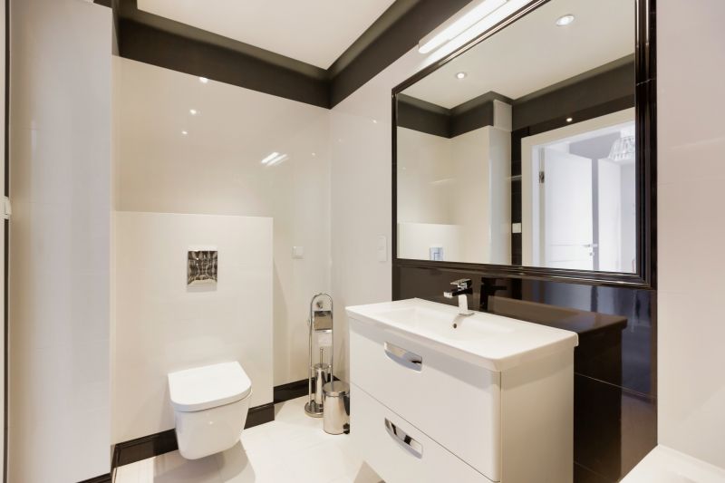 Contemporary Vanity and Mirror