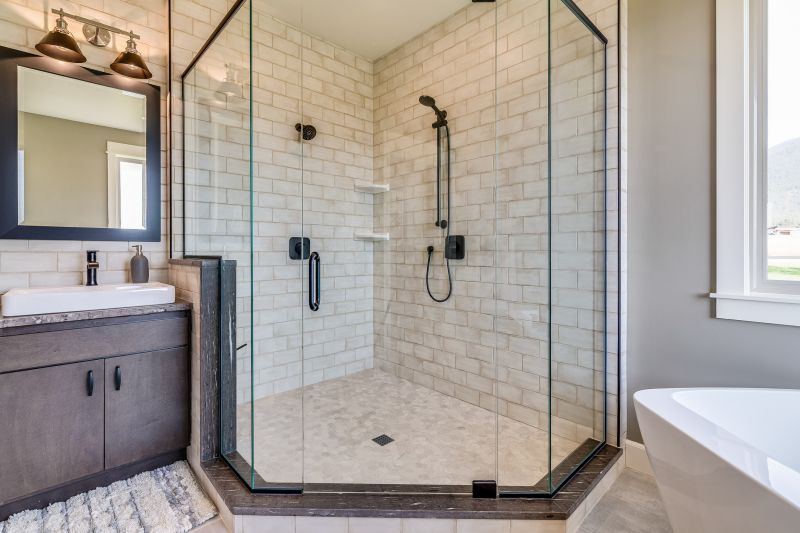 Tile and Glass Shower Enclosures